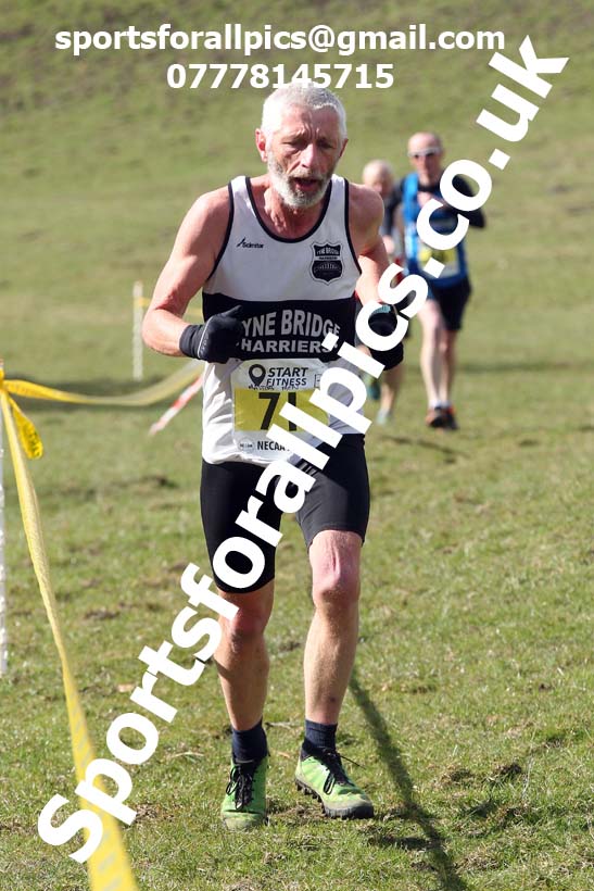 Masters men 2021 NECAA Cross Country Relays, Thornley Farm, Peterlee, Saturday, April 10th. Photo: David T. Hewitson/Sports for All Pics